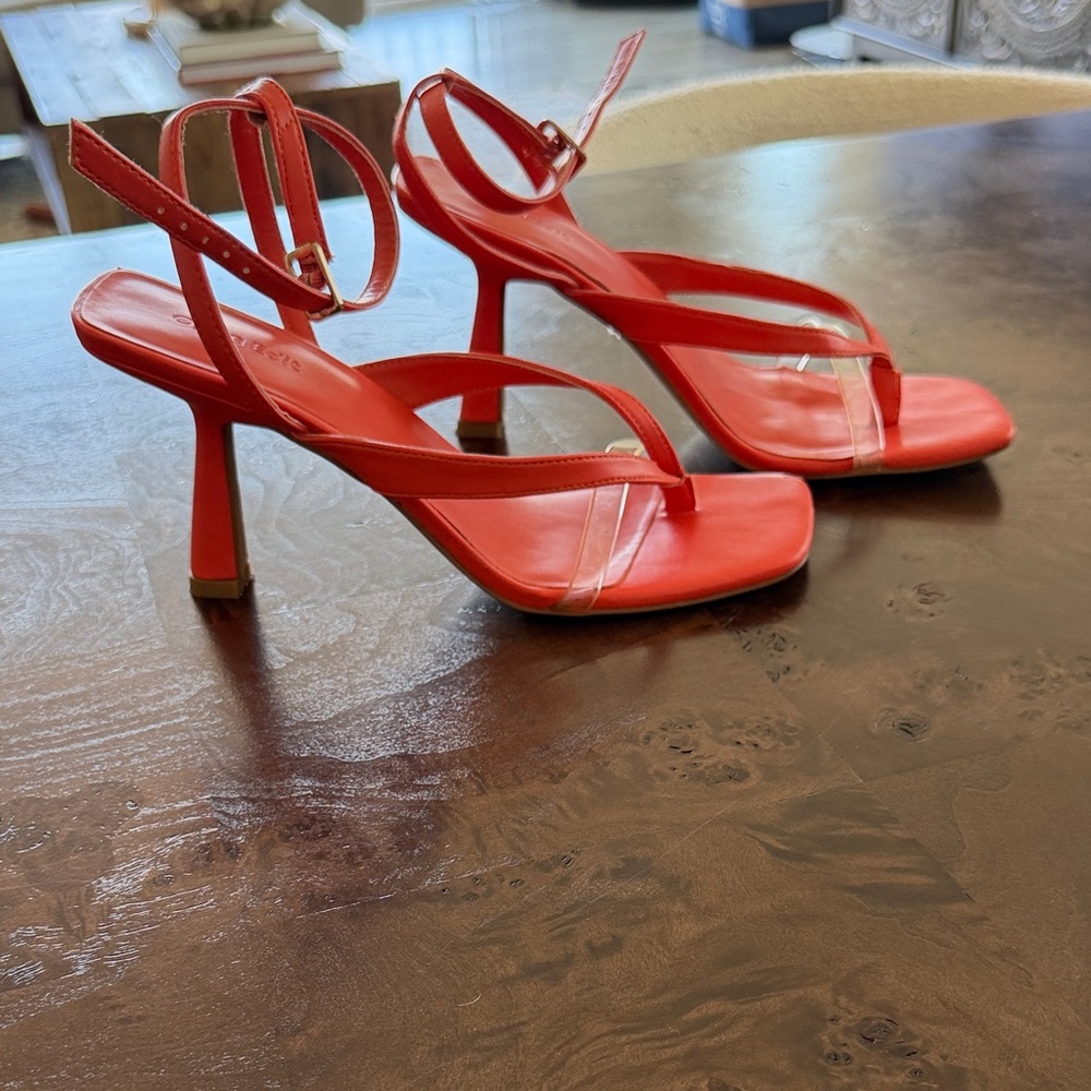 Strappy Ankle-Heel Sandals